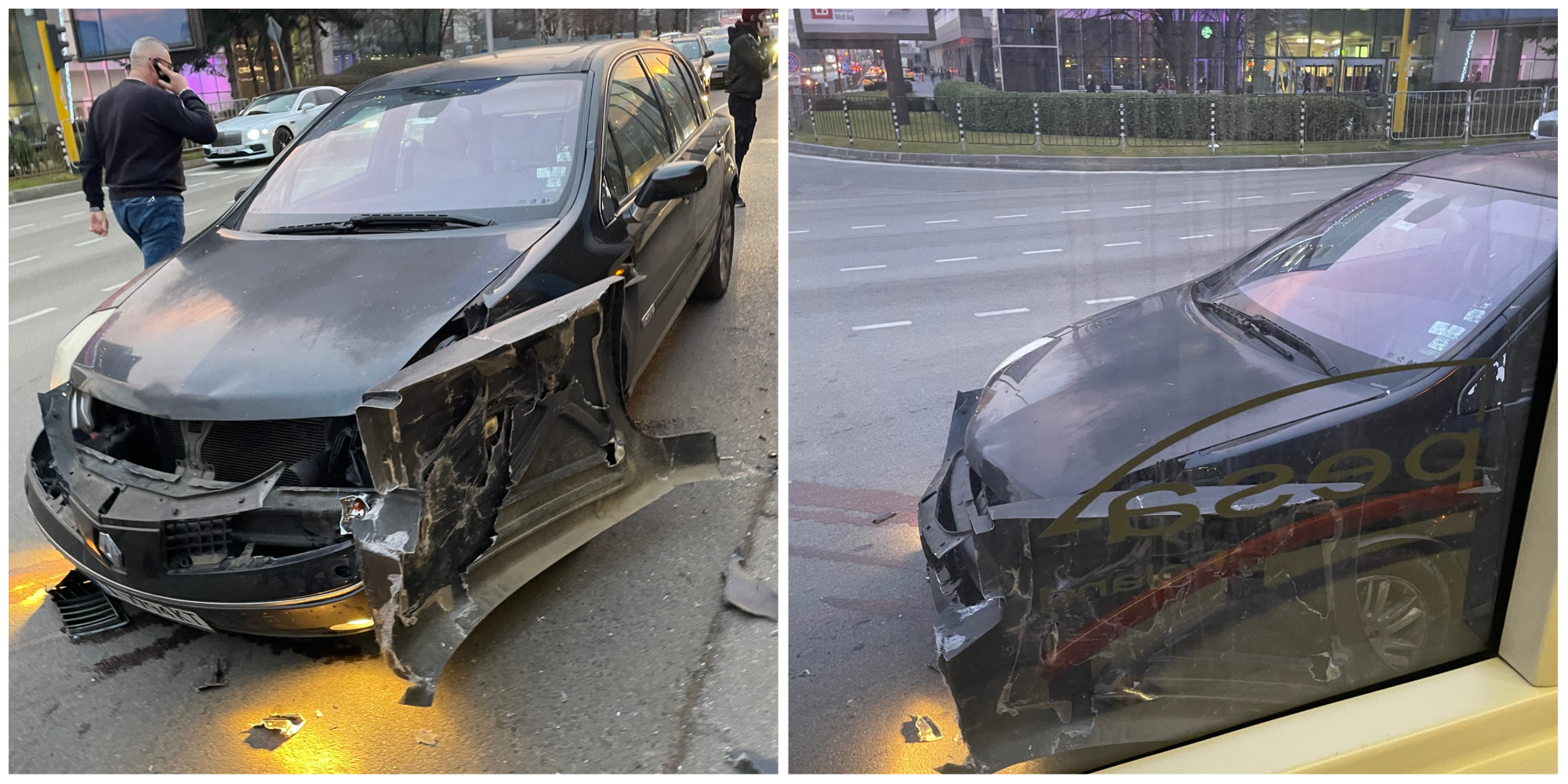 катастрофа кола трамвай