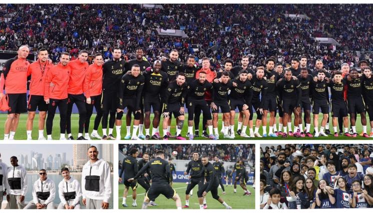 ПСЖ - 30 000 гледаха тренировка на ПСЖ в Доха