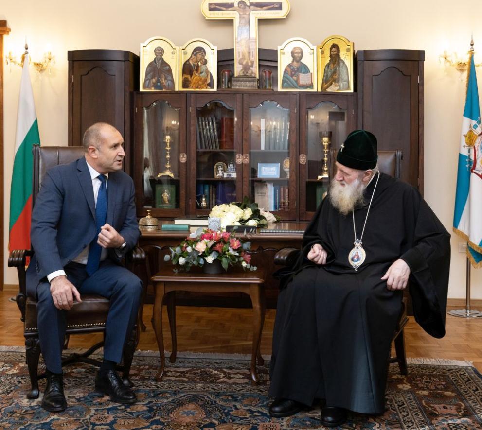 На именния си ден Негово Светейшество Българският патриарх Неофит прие