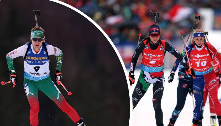 Милена Тодорова - Милена Тодорова с най-добро класиране в преследване от началото на сезона