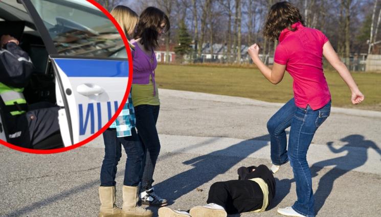 бой деца - МЕЛЕ В УЧИЛИЩЕ: Момичета пребили съученичка!