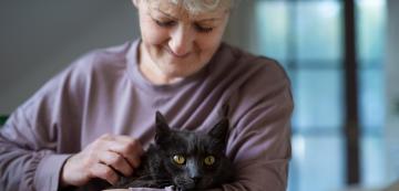 Подходящи домашни любимци ли са котките за възрастни хора