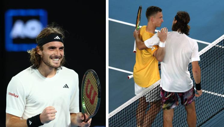 Стефанос Циципас - Циципас би сензацията Лехечка и стигна полуфиналите в Мелбърн