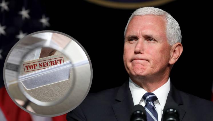 Майк Пенс - ПОРЕДНИЯТ: И вицето на Тръмп криел секретни документи в дома си