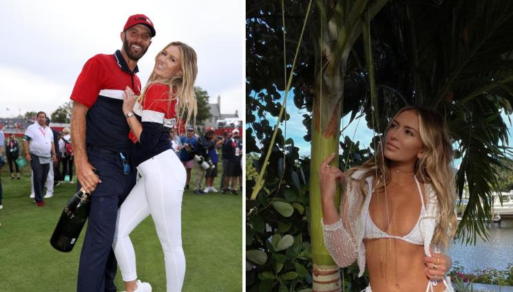 Паулина Грецки Дъстин Джонсън - Грецки лъсна топлес по дънки