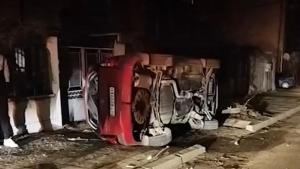Две зрелищни катастрофи късно в сряда в Горна Оряховица Млад