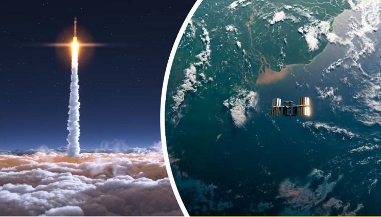 космос ракета сателит - Европа иска да стъпи на Луната!