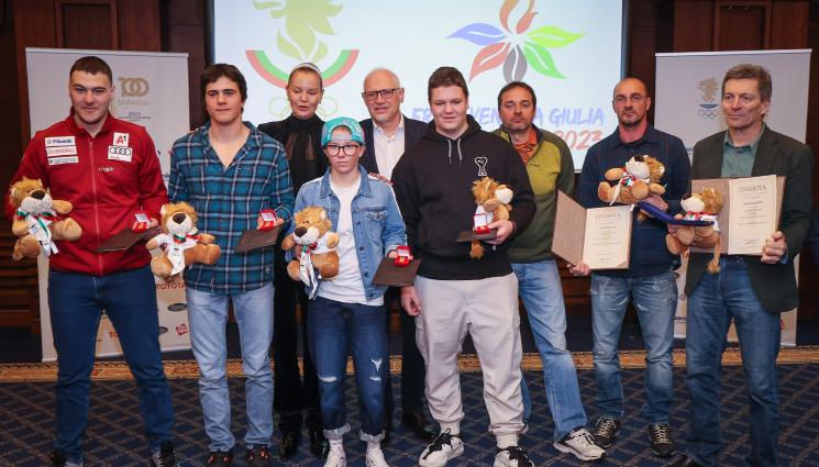 БОК фестивал - БОК награди медалистите от зимния европейски олимпийски младежки фестивал в Италия