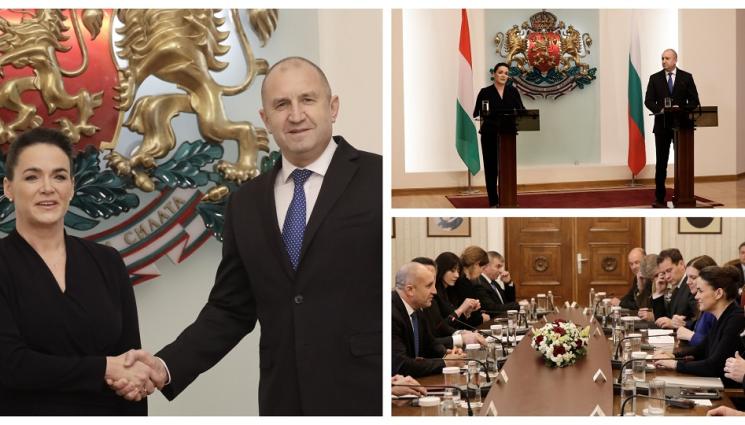 a - Румен Радев: България и Унгария споделят убеждението, че решението на конфликта в Украйна няма да дойде с повече оръжия