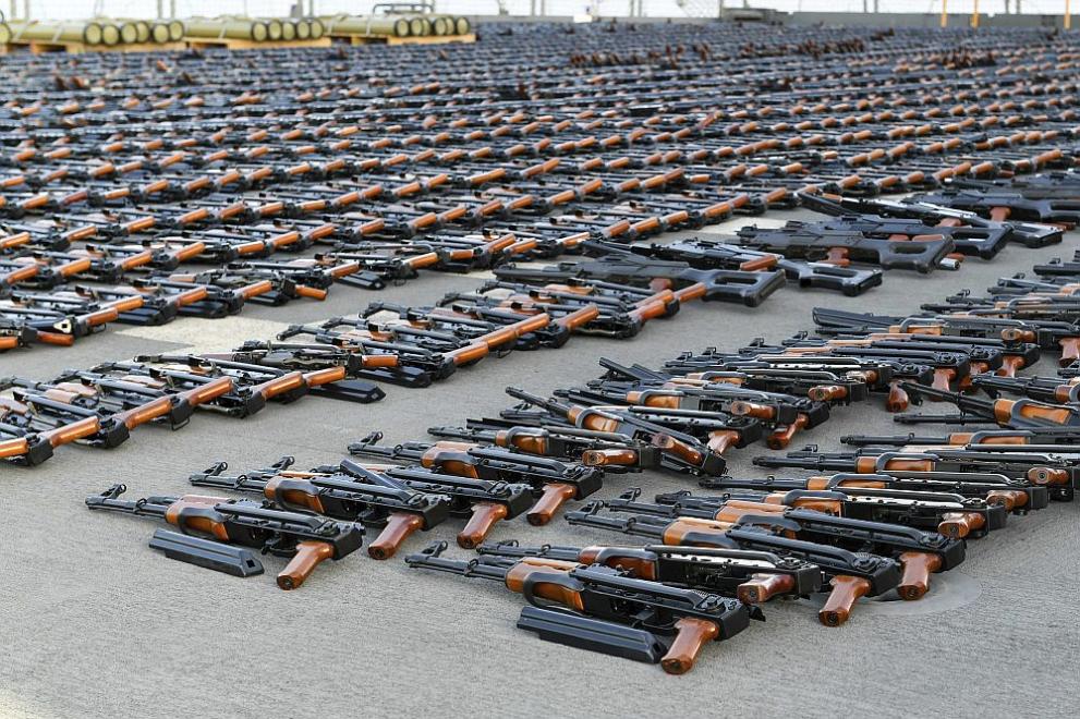 Конфискувани оръжия от Франция, изпратени на Йемен от Иран