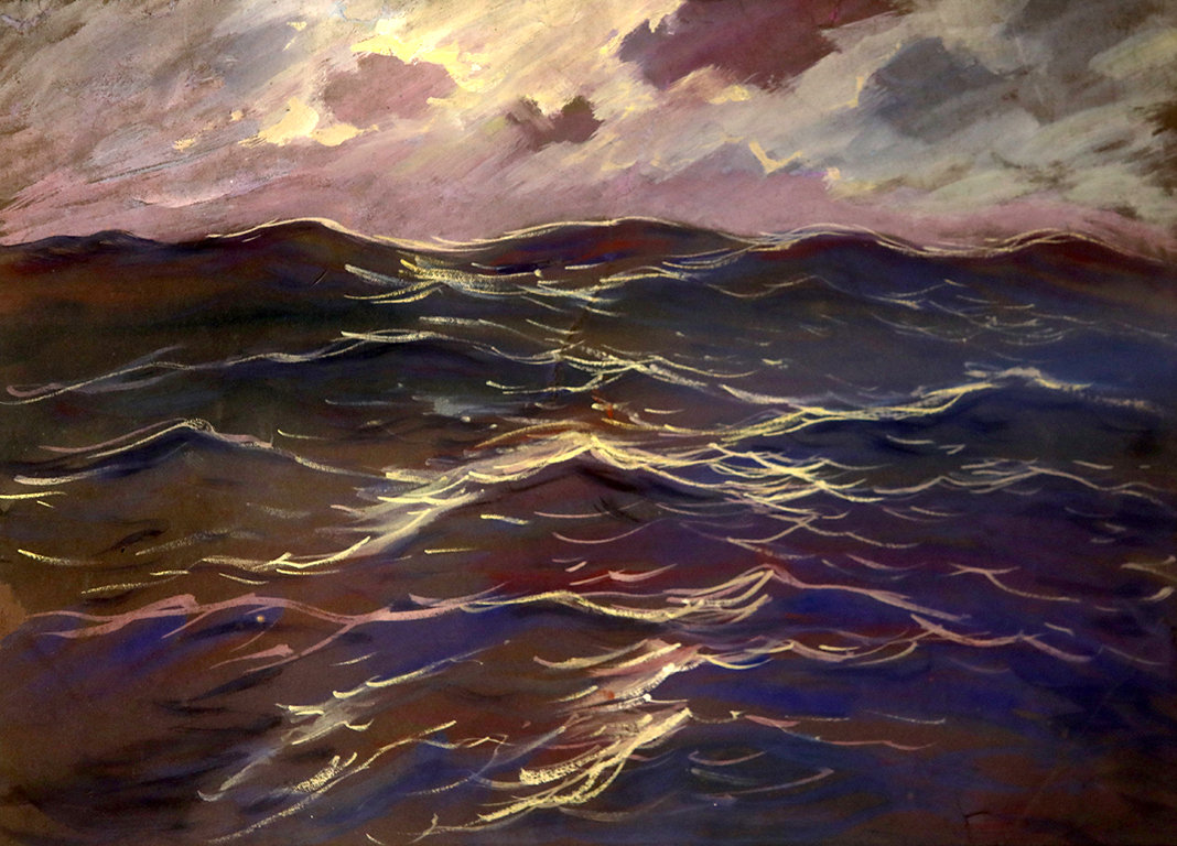 <p>ХРИСТО КАВАРНАЛИЕВ (1894 &ndash; 1951)</p>

<p>Открито море, 1934, гваш, картон</p>