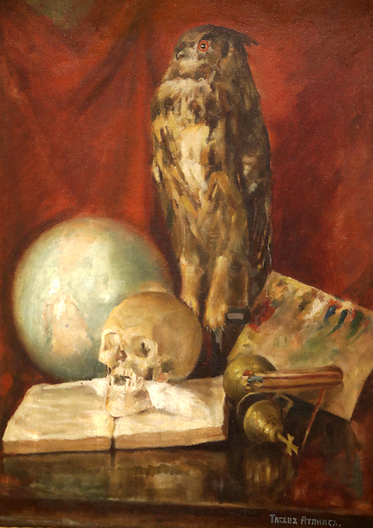 <p>АТАНАС ТАСЕВ (1897 &ndash; 1991)</p>

<p>Мъдрост, 30-те г. на ХХ в., маслени бои, платно</p>