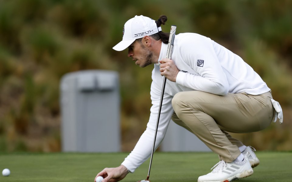 Gareth Bale at the AT&T Pebble Beach Pro-AM. ⛳️ A