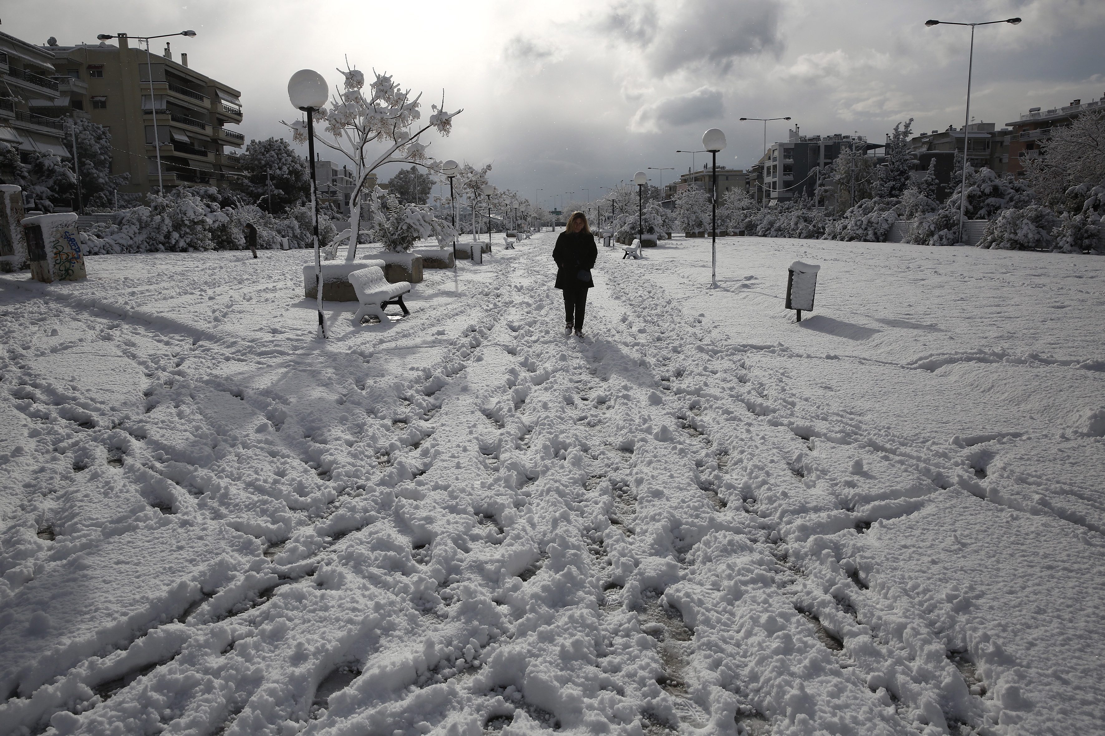 Гърция сняг Барбара