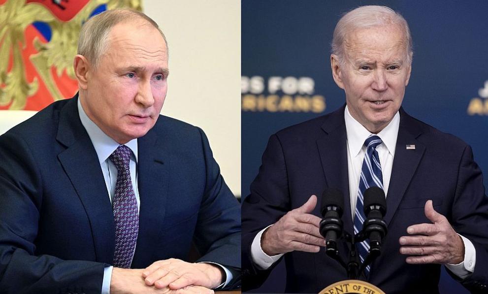 Президентът на САЩ Джо Байдън посочи руския президент Владимир Путин