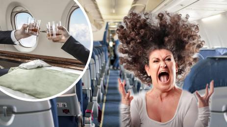 жена самолет яд съпруг