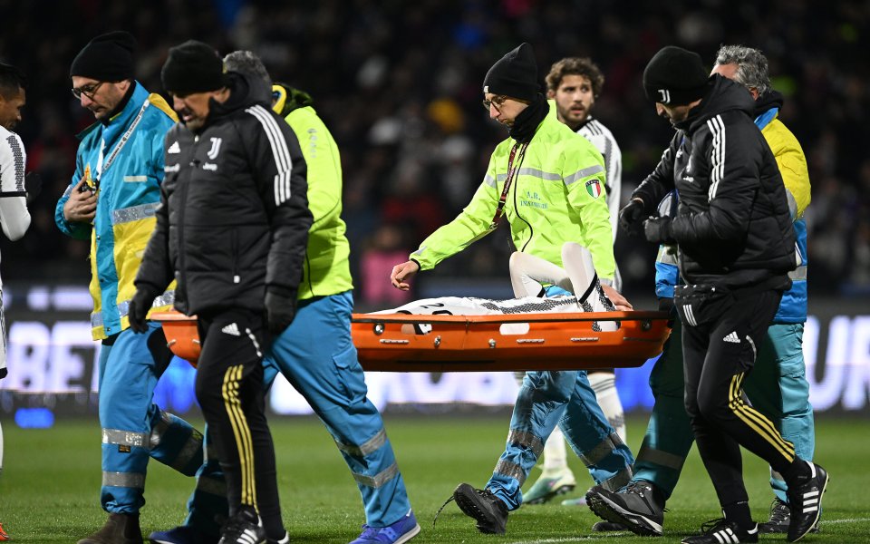 Младият полузащитник на Ювентус Фабио Мирети се размина с тежка