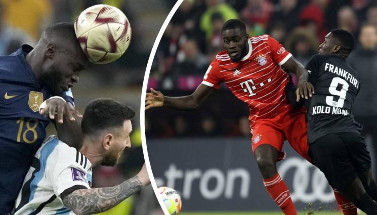 Упамекано Байерн - Играч на Байерн работи с оперен певец