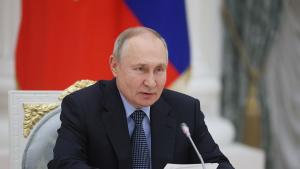 Речта на руския президент Владимир Путин пред политическия и военен