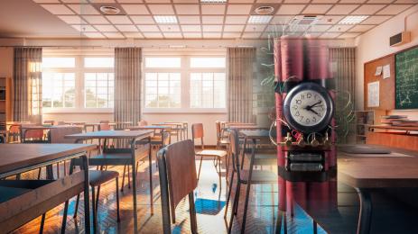 бомба училище