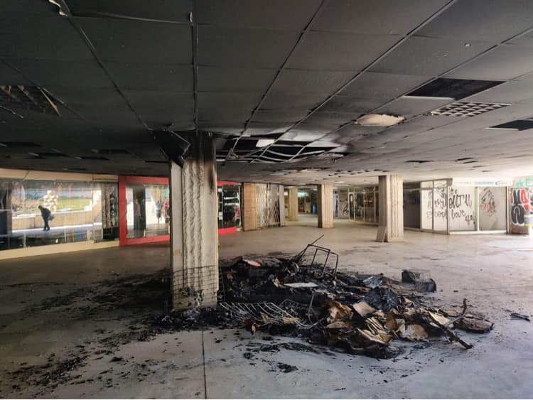 пожар подлез