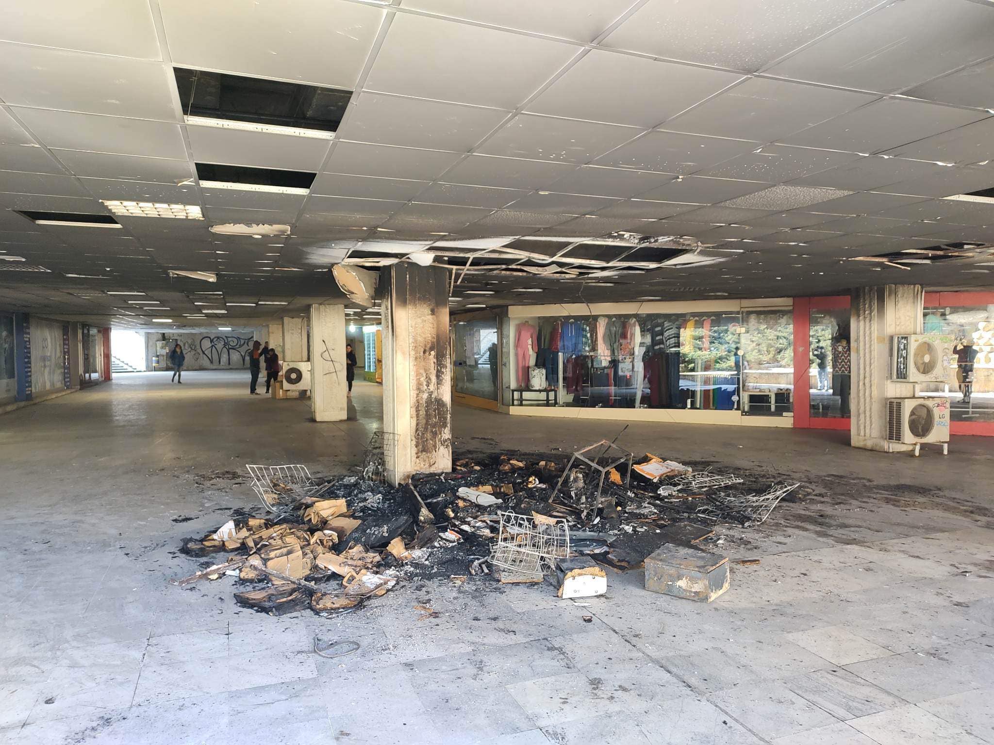 пожар подлез