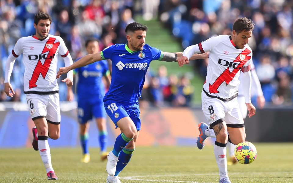 Хетафе и Райо Валекано завършиха при резултат 1:1 в мач