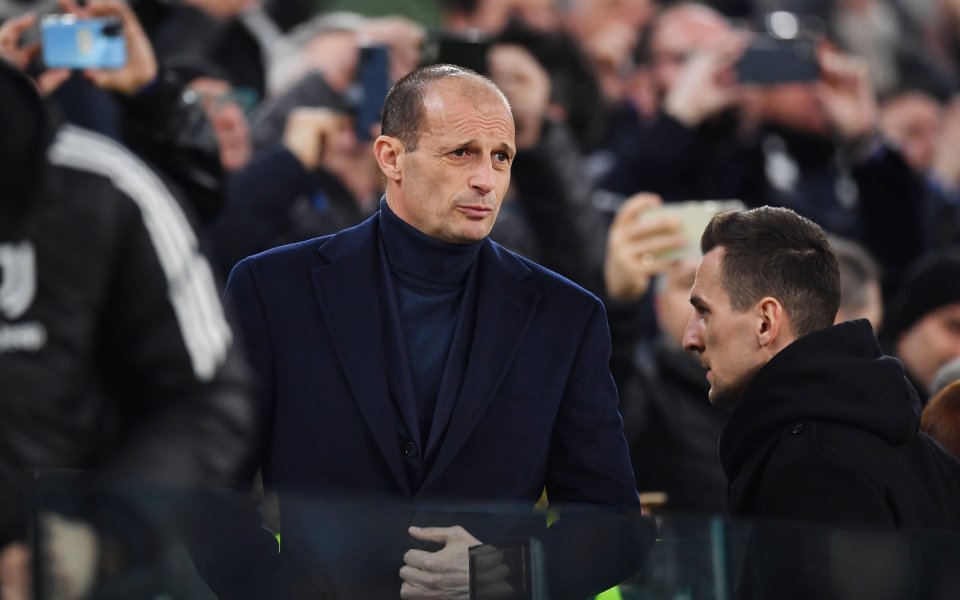 Наставникът на Ювентус - Масимилиано Алегри, споели след трудната победа