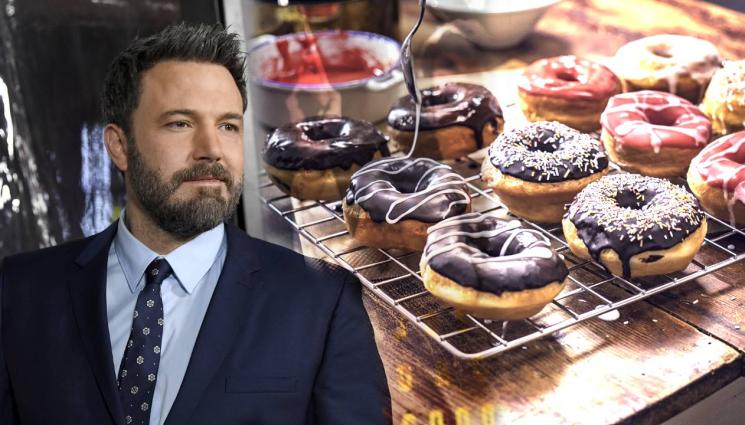 Бен Афлек - Продавачът на понички Бен Афлек предизвика истерия на „Супербоул“ (ВИДЕО)