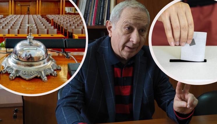 Огнян Герджиков - Председателят на 39-ото НС и бивш служебен премиер проф. Огнян Герджиков пред „Телеграф“: Вероятно следващият парламент ще изкара до местните избори