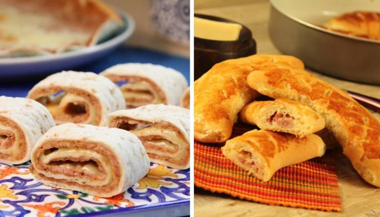 рецепти - Вкусни и бързи рогчета с кашкавал и шунка или апетитно бурито с кайма