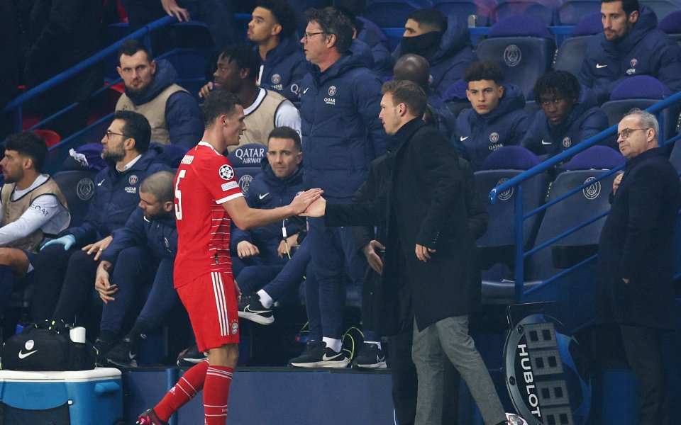 Пари Сен Жермен - Байерн Мюнхен 0:1 / Шампионска лига, 1/8-финал, първи мач, 14.02.2023 г. - втора от Getty