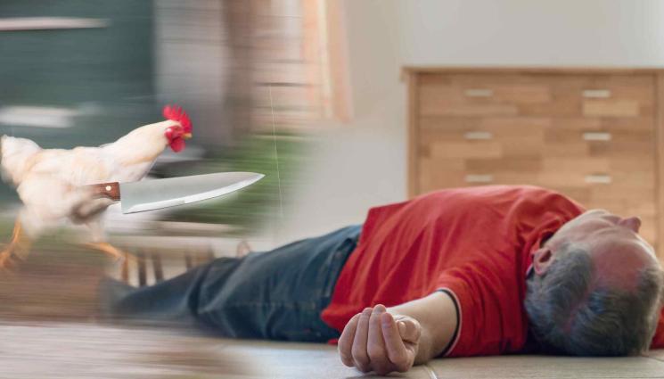 Кокошка - БЯСНО ПИЛЕ: Кокошка уби човек!