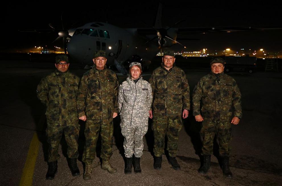С полет на самолет Спартан България достави хуманитарна помощ за
