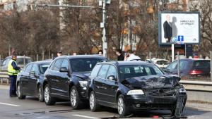 Верижна катастрофа на спирка Плиска на Цариградско шосе   в столицата