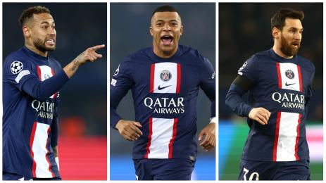 Неймар Меси Мбапе