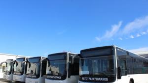 Пет нови 12 метрови автобуса предстои да тръгнат от 1 март