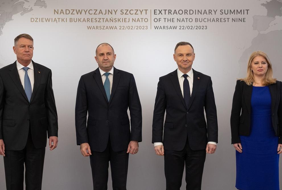Държавният глава участва във Варшава в срещата на върха на