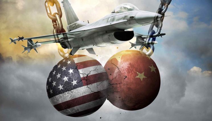 САЩ Кирай - Американски пилот си направи селфи с китайския разузнавателен балон (СНИМКА)