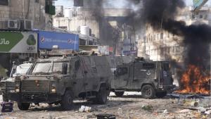 В сблъсъци с израелски войски в град Наблус на окупирания