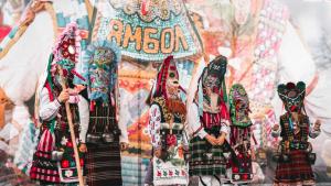 Започна Международен маскараден фестивал Кукерландия в Ямбол Детският фолклорен празник