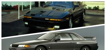 <p>Toyota Supra 1986 (2-о поколение)/Nissan GT-R (R32)</p>