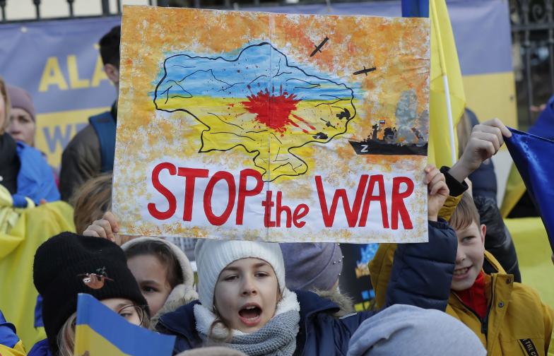 Демонстрации в подкрепа на Украйна протест
