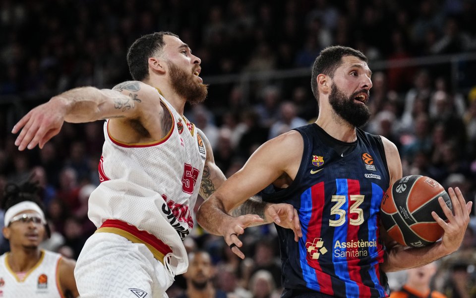 Отборът на Барселона надделя над Монако с 80:70 (24:18, 26:21,