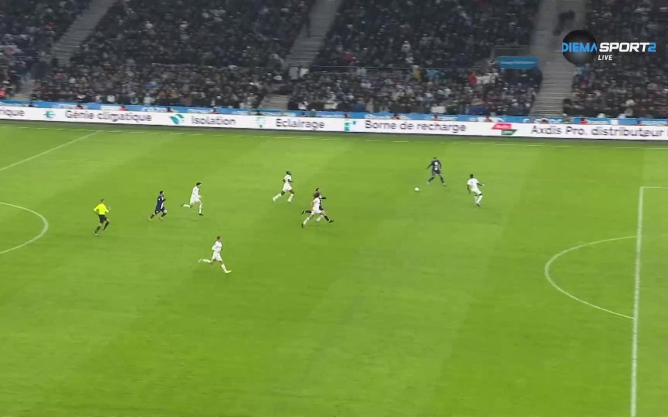 ПСЖ поведе с 3:0 при гостуването си на Марсилия. Точен