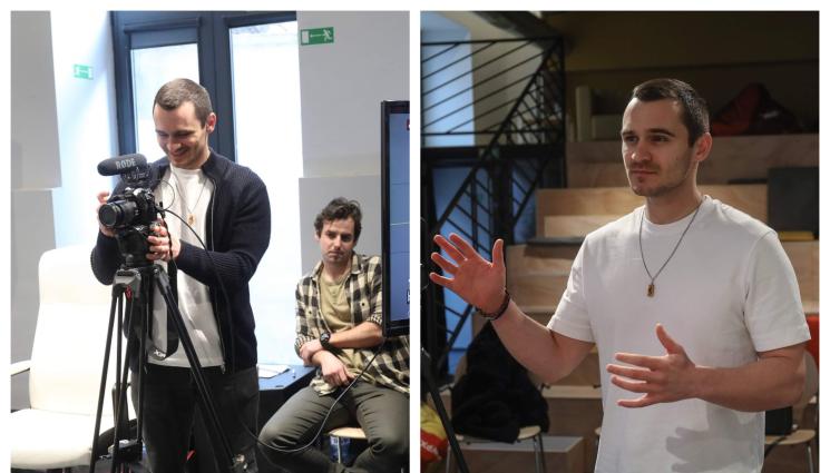 Юлиан Костов - Юлиан Костов пред „Телеграф“ по време на първия си уъркшоп: Искам да предам опита си на младите актьори