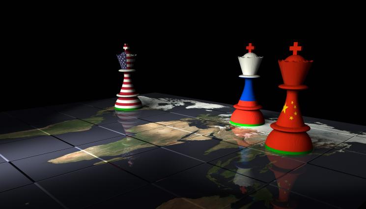 САЩ Китай Русия