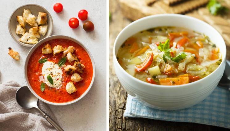 рецепти - Две идеи за апетитни постни супи: Богата на вкусове градинарска чорба или доматена с ориз