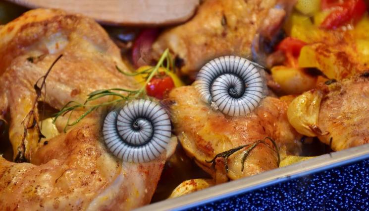 пиле червеи - ПРОМОЦИЯ: Купуваш пиле, получаваш гарнитура – червеи (СНИМКА)