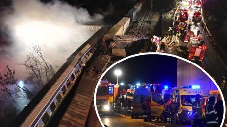 катастрофа влак Гърция